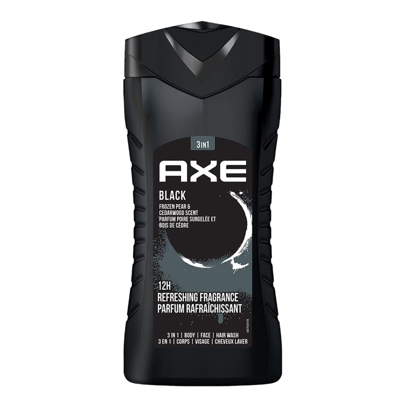 Product image of AXE Black Frozen Pear and Cedarwood Scent 3-in-1 Body Wash Face Wash Hair Wash 8.4 fl oz 8.4 fl oz